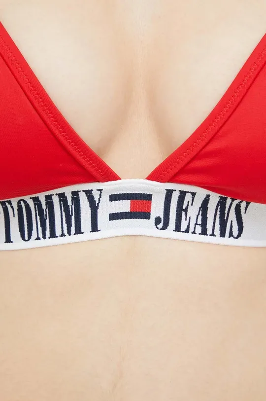 czerwony Tommy Jeans biustonosz kąpielowy