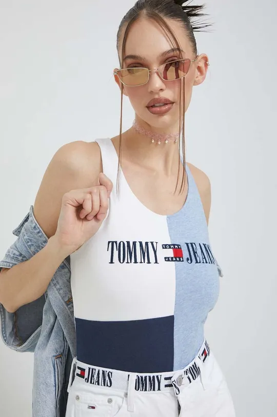 biały Tommy Jeans body Damski