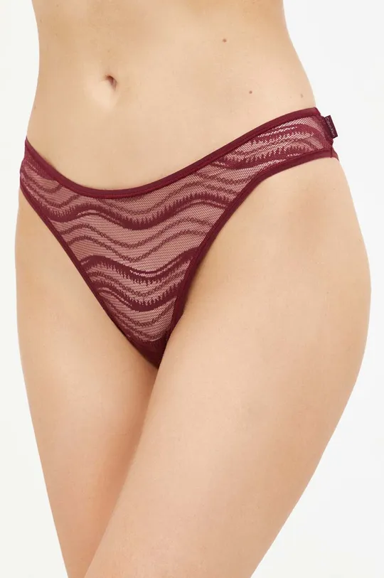 burgundské Nohavičky Calvin Klein Underwear Dámsky