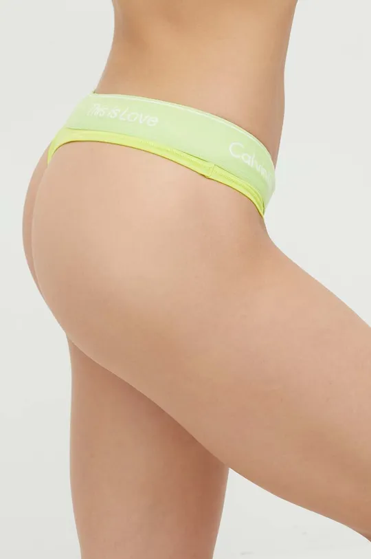 Calvin Klein Underwear stringi zielony