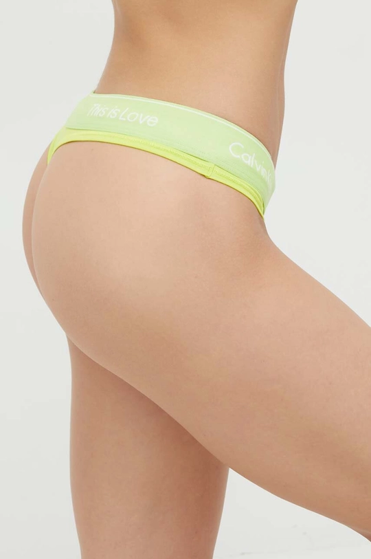 Στρινγκ Calvin Klein Underwear πράσινο