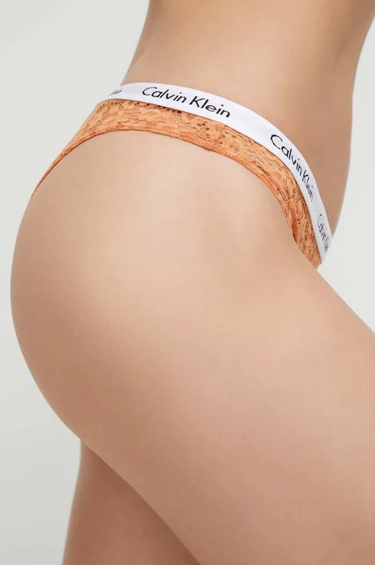 Brazilian στρινγκ Calvin Klein Underwear καφέ