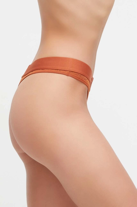 Calvin Klein Underwear stringi pomarańczowy