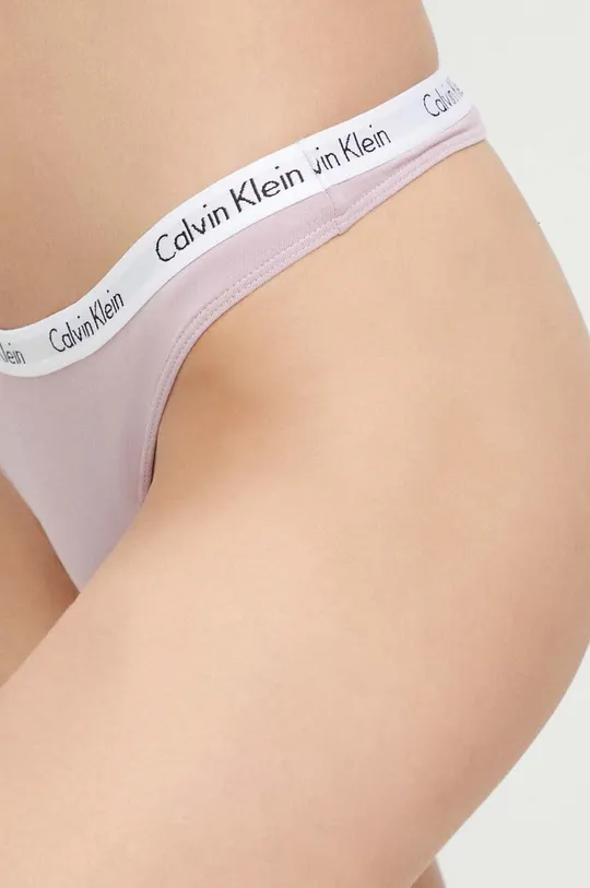 Στρινγκ Calvin Klein Underwear μωβ