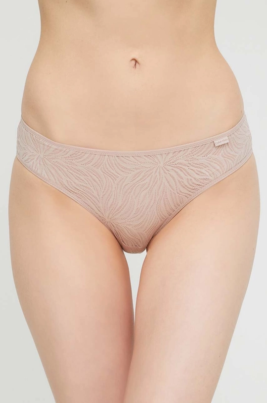 beżowy Calvin Klein Underwear figi Damski