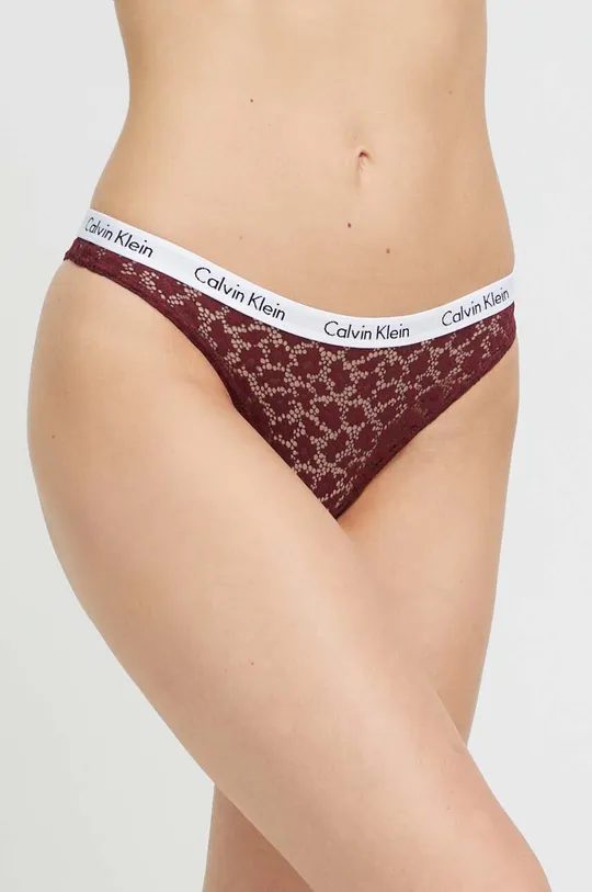 Brazílske nohavičky Calvin Klein Underwear 3-pak viacfarebná