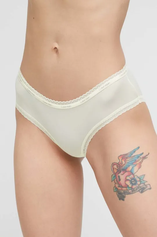 žltá Nohavičky Calvin Klein Underwear Dámsky