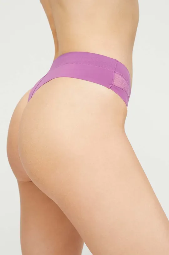 Calvin Klein Underwear stringi fioletowy