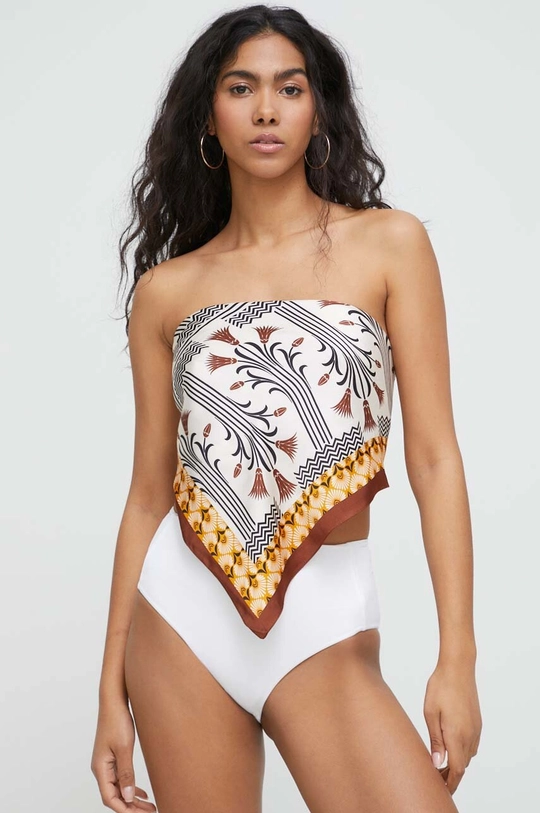 smeđa Top za plažu Max Mara Beachwear