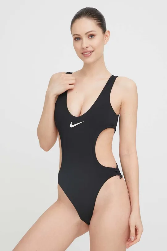 čierna Jednodielne plavky Nike Wild Dámsky