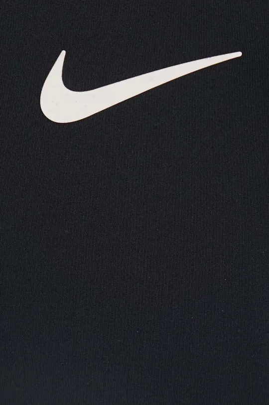 czarny Nike jednoczęściowy strój kąpielowy Wild