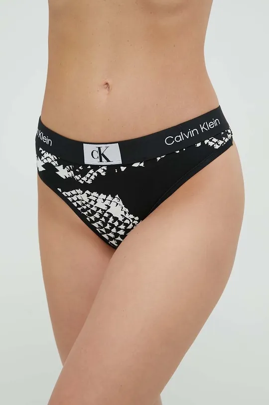 čierna Tangá Calvin Klein Underwear Dámsky