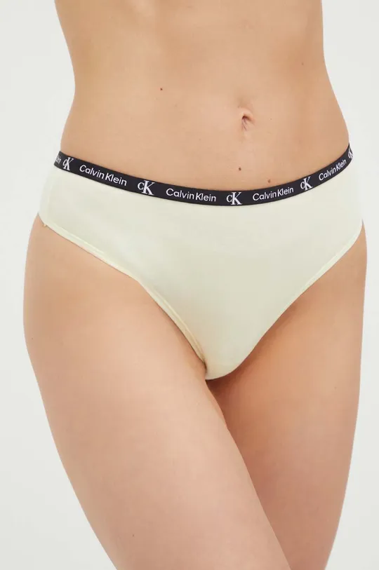 κίτρινο Στρινγκ Calvin Klein Underwear 2-pack Γυναικεία