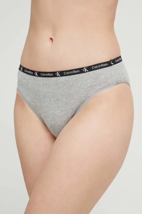 γκρί Σλιπ Calvin Klein Underwear 2-pack Γυναικεία
