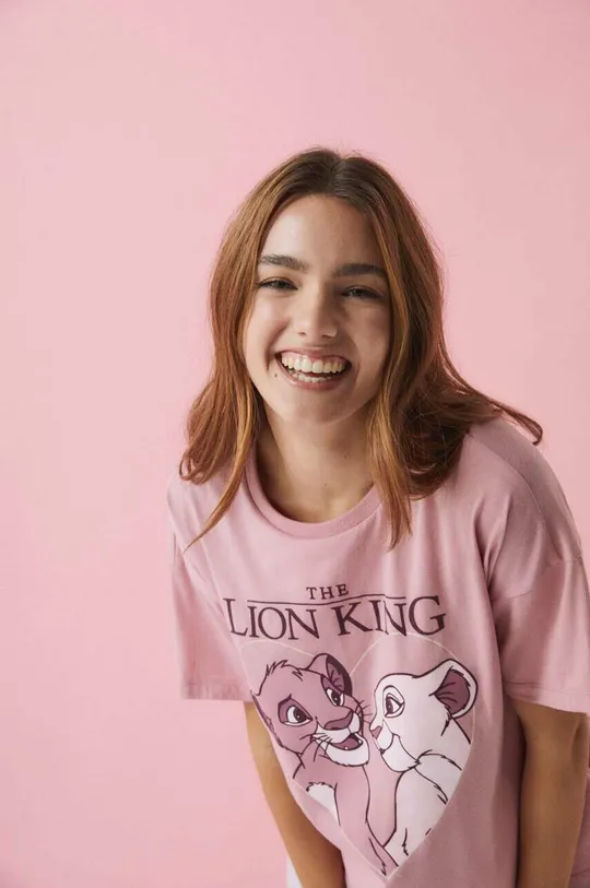 Πιτζάμα women'secret Lion King ροζ