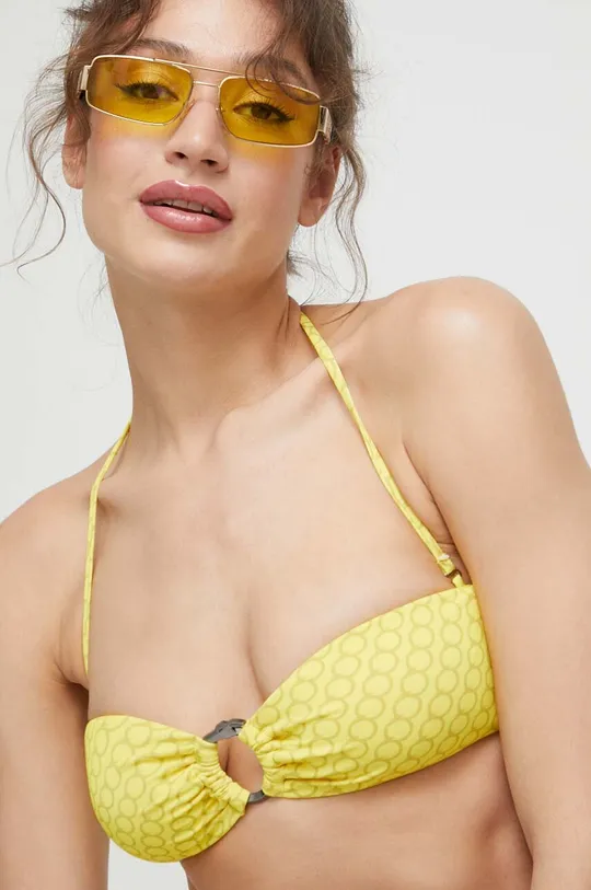 sárga Trussardi bikini felső