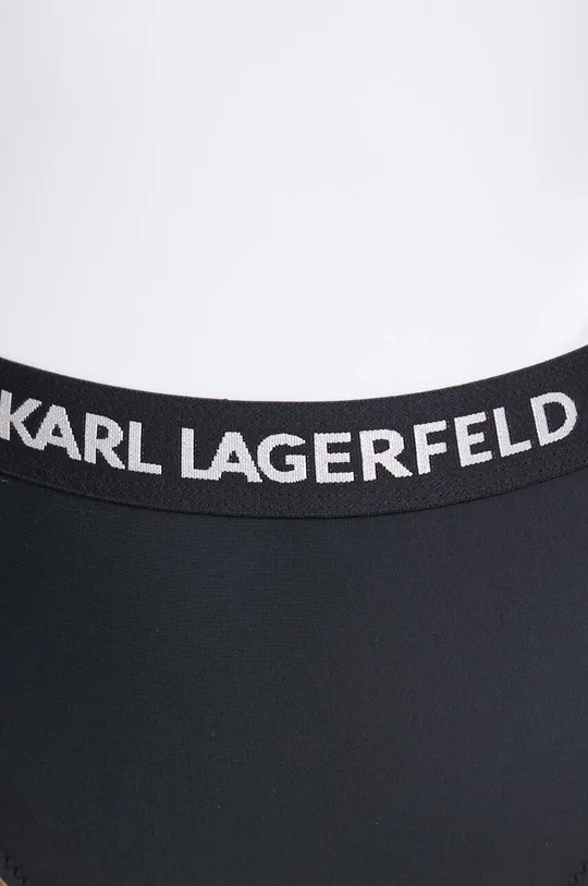 fehér Karl Lagerfeld egyrészes fürdőruha