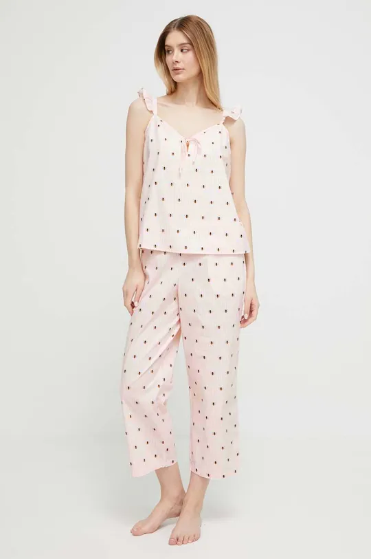 rózsaszín Kate Spade pamut pizsama Női