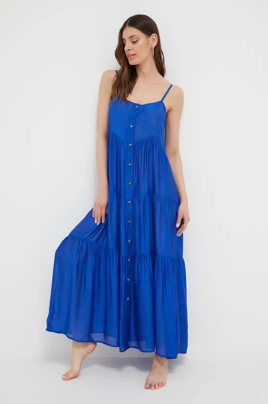 μπλε Φόρεμα παραλίας Polo Ralph Lauren Γυναικεία