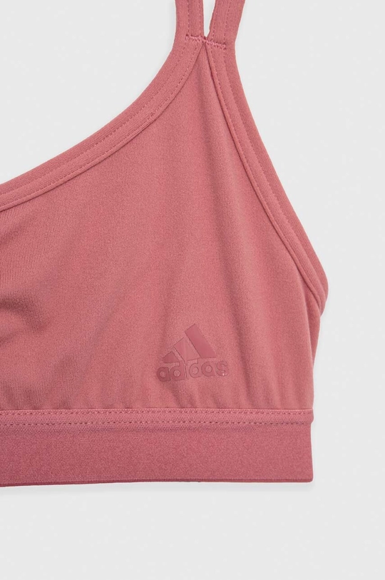 adidas gyerek sport melltartó G YOGA  Jelentős anyag: 75% Újrahasznosított poliészter, 25% spandex Bélés: 92% Újrahasznosított poliészter, 8% spandex Ragasztószalag: 72% Újrahasznosított poliamid, 16% spandex, 12% poliamid