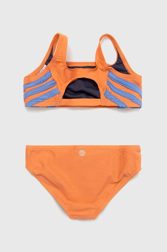 Dvojdielne detské plavky adidas Performance 3S BIKINI oranžová