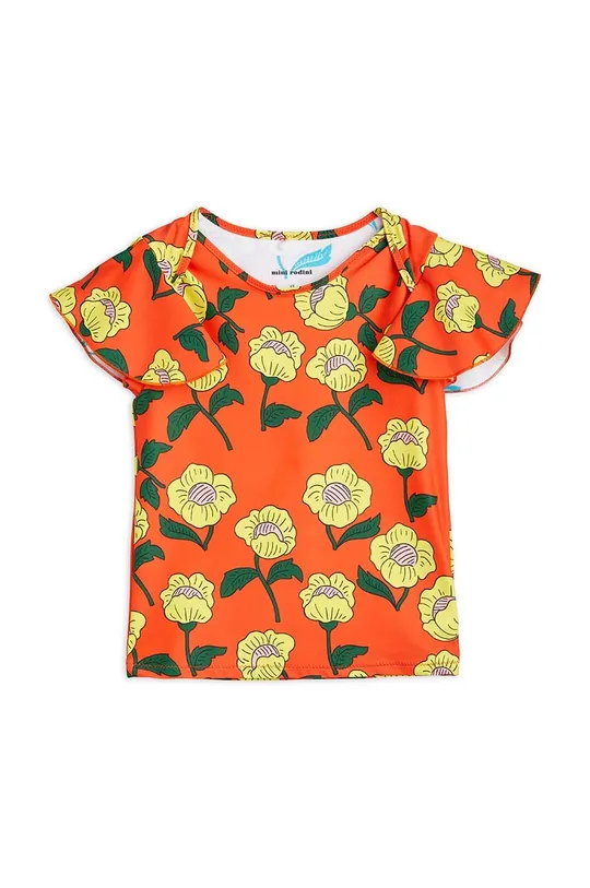 oranžová Detské plavkové tričko Mini Rodini Dievčenský