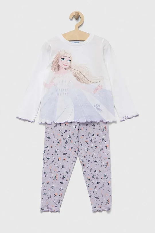 фиолетовой Детская хлопковая пижама OVS Для девочек