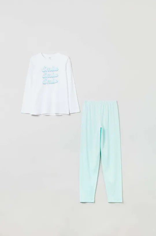 λευκό Παιδικές βαμβακερές πιτζάμες OVS Για κορίτσια