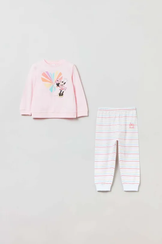 różowy OVS piżama niemowlęca Dziewczęcy