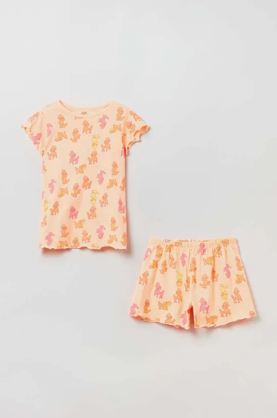 πορτοκαλί Παιδικές βαμβακερές πιτζάμες OVS Για κορίτσια