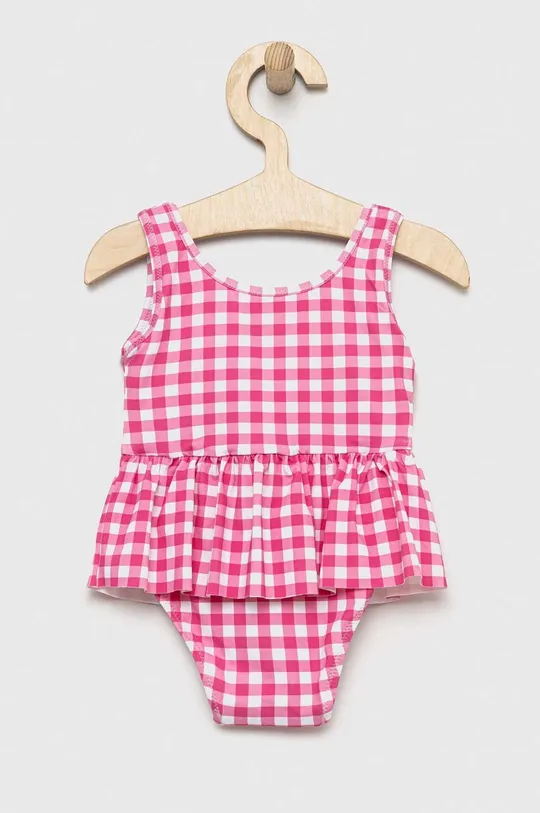 Guess jednoczęściowy strój kąpielowy niemowlęcy ostry różowy