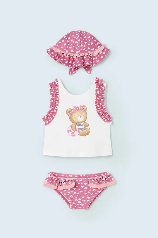 fioletowy Mayoral Newborn dwuczęściowy strój kąpielowy niemowlęcy Dziewczęcy