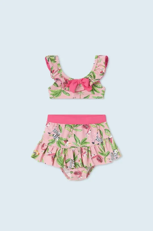 różowy Mayoral dwuczęściowy strój kąpielowy niemowlęcy Dziewczęcy