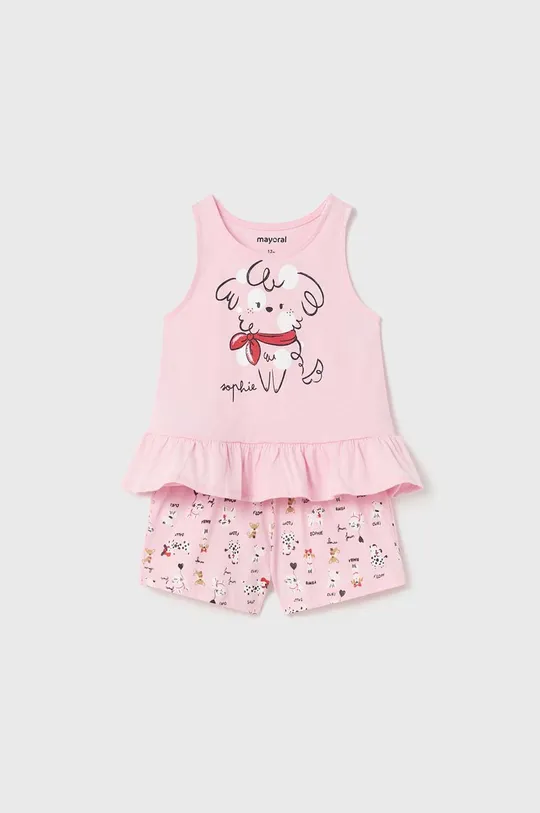 różowy Mayoral piżama niemowlęca Dziewczęcy