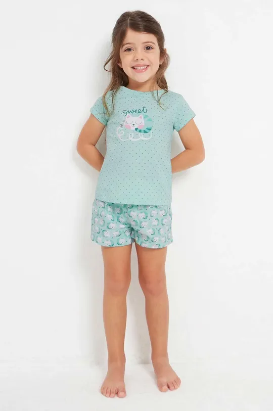 πράσινο Παιδικές βαμβακερές πιτζάμες Mayoral Για κορίτσια