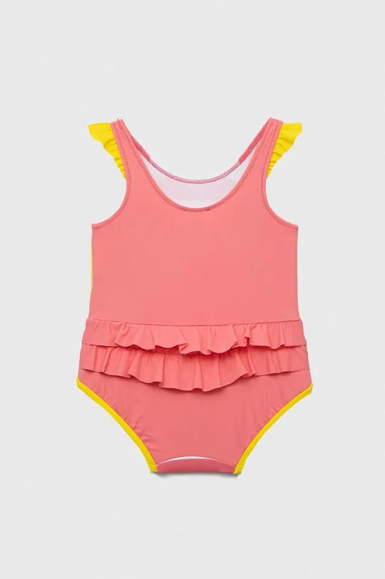 United Colors of Benetton jednoczęściowy strój kąpielowy niemowlęcy różowy