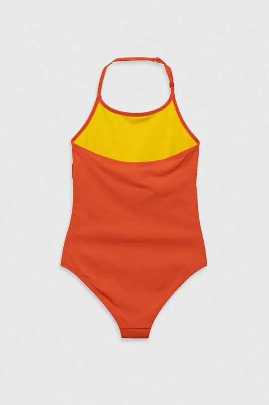 Tommy Hilfiger jednoczęściowy strój kąpielowy dziecięcy pomarańczowy