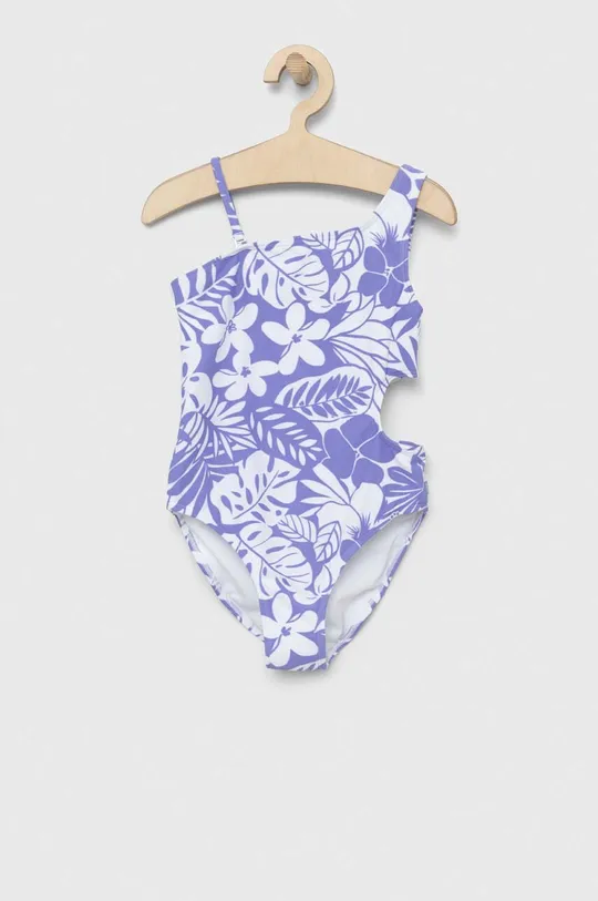 Abercrombie & Fitch jednoczęściowy strój kąpielowy dziecięcy fioletowy