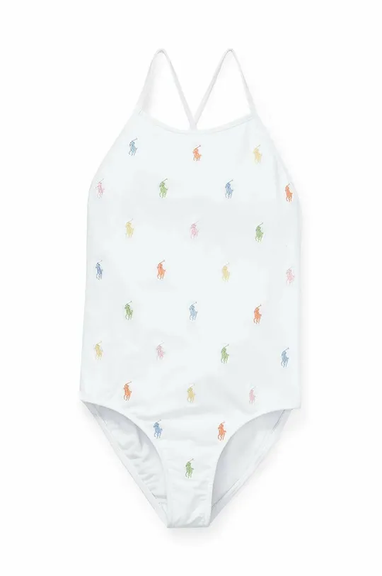 bijela Dječji jednodijelni kupaći kostim Polo Ralph Lauren Za djevojčice