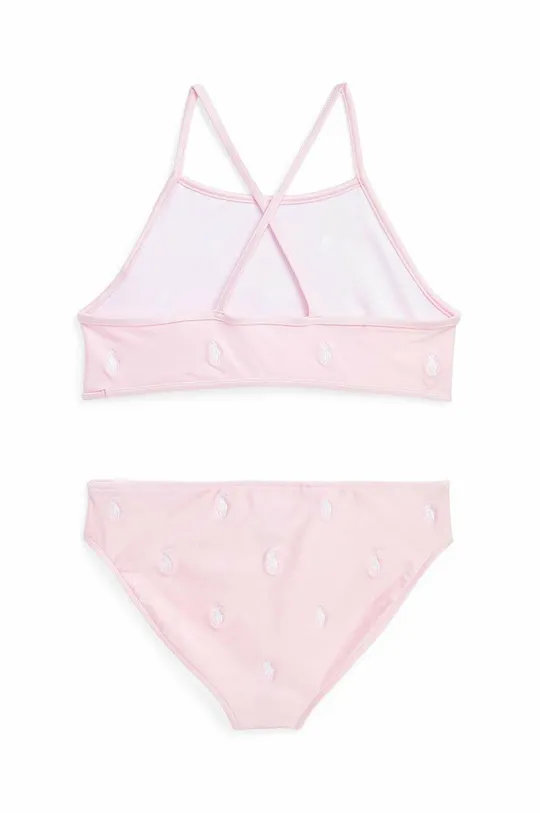 Детский раздельный купальник Polo Ralph Lauren розовый