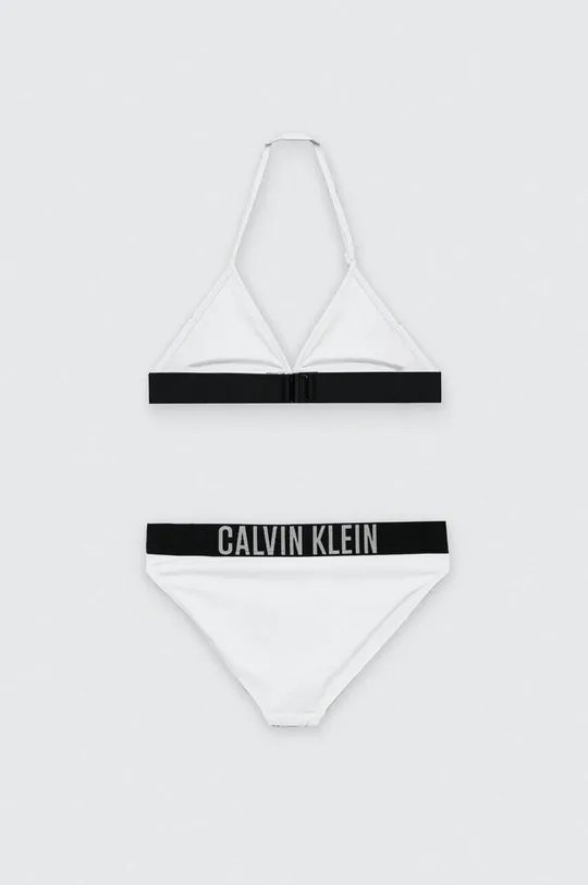 Παιδικό μαγιό δύο τεμαχίων Calvin Klein Jeans λευκό