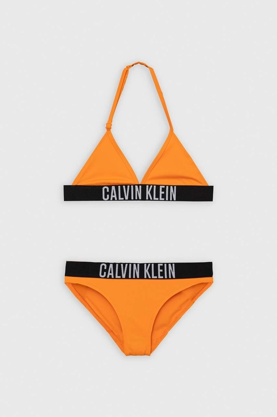 πορτοκαλί Παιδικό μαγιό δύο τεμαχίων Calvin Klein Jeans Για κορίτσια