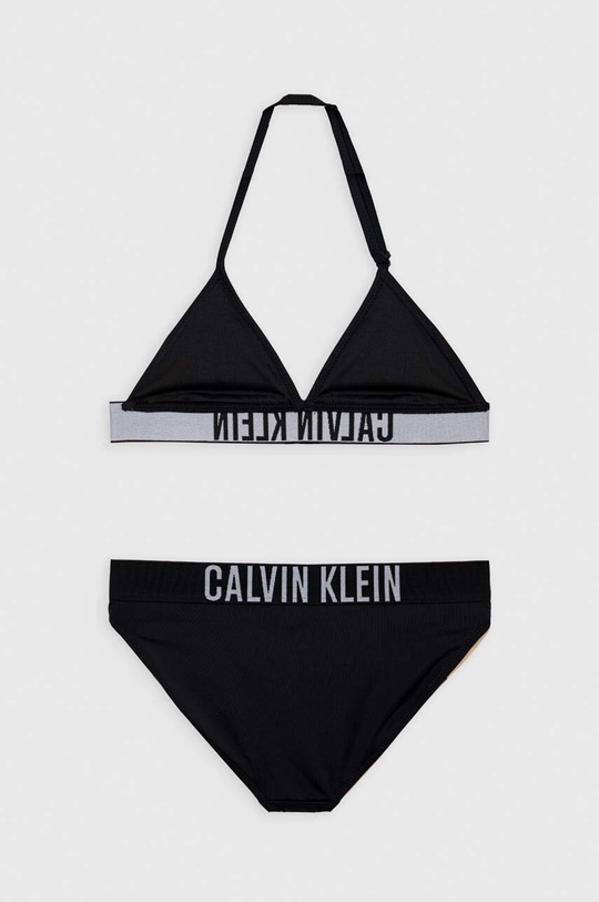 Dvojdielne detské plavky Calvin Klein Jeans čierna