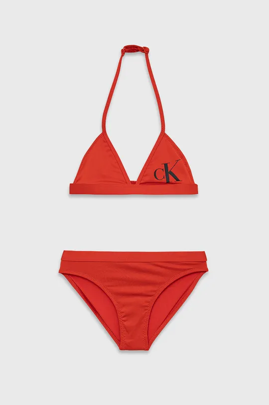 червоний Роздільний дитячий купальник Calvin Klein Jeans Для дівчаток