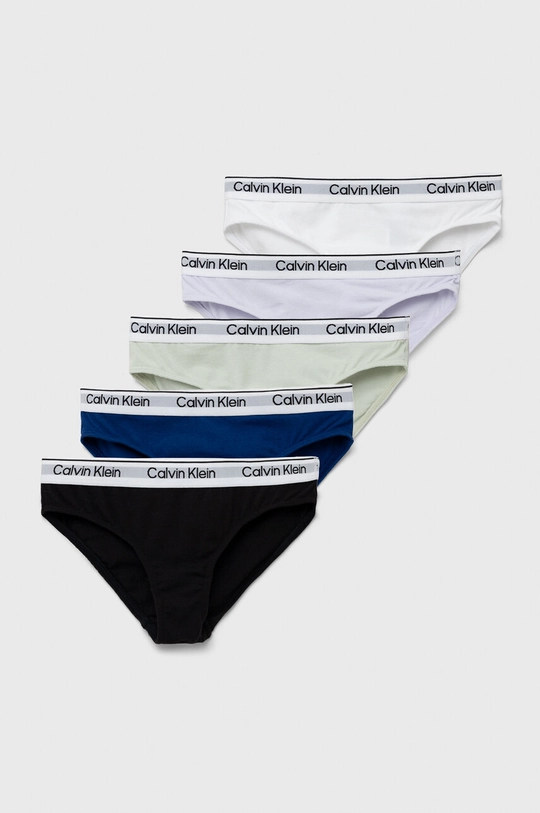 siva Dječje gaćice Calvin Klein Underwear 5-pack Za djevojčice