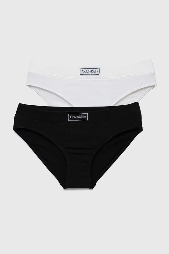 črna Otroške spodnje hlače Calvin Klein Underwear 2-pack Dekliški
