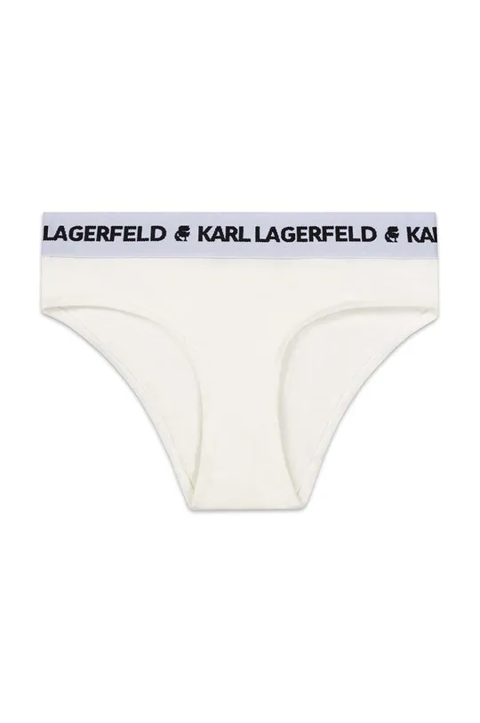 Detské nohavičky Karl Lagerfeld 2-pak biela
