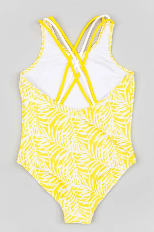 zippy jednoczęściowy strój kąpielowy dziecięcy żółty