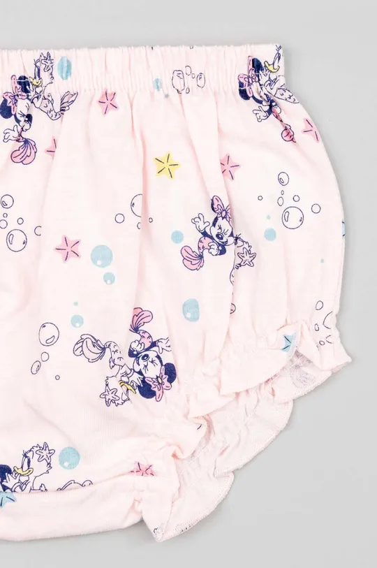 ροζ Παιδικές βαμβακερές πιτζάμες zippy