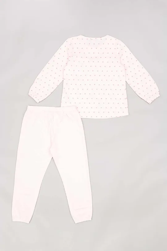 Дитяча бавовняна піжама zippy x Disney рожевий